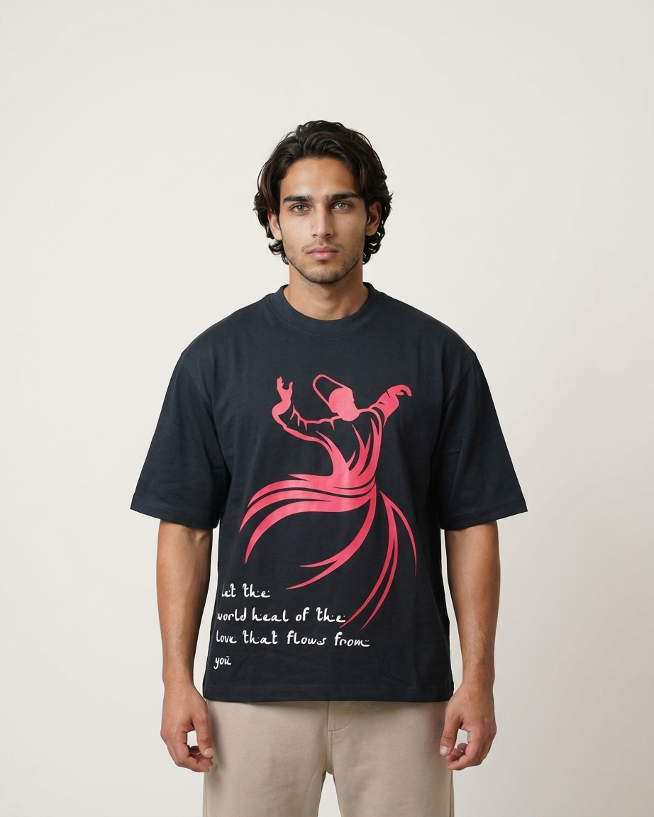 Whirl of Truth :  260 GSM Heavyweight Tee